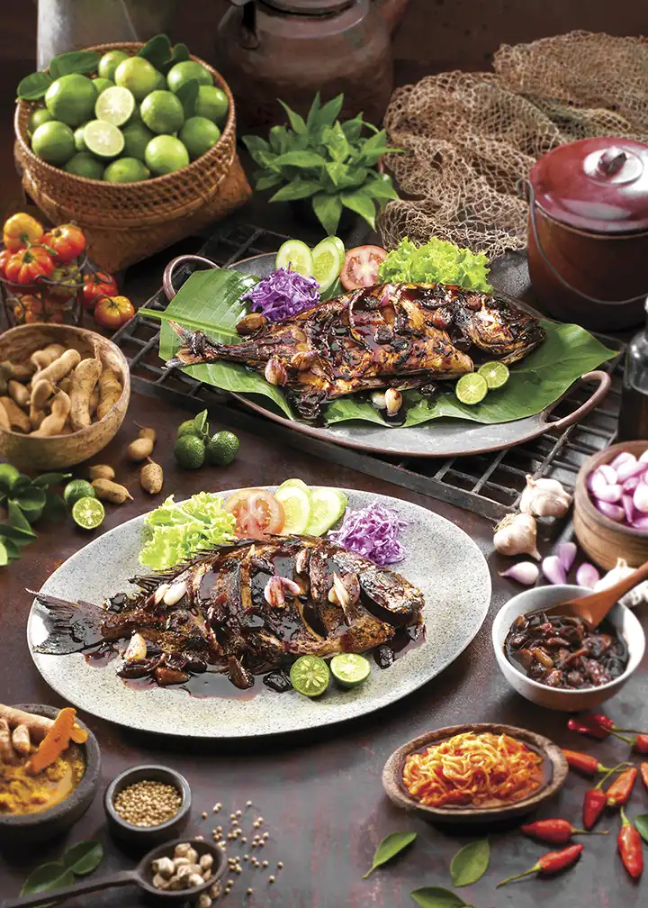 Baronang Bakar Parape & Kuwe Bakar Parape - AMANAIA