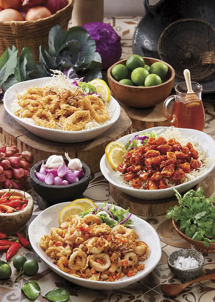 Cumi Goreng Tepung, Cumi Goreng Madu & Cumi Goreng Cabe Bawang - AMANAIA