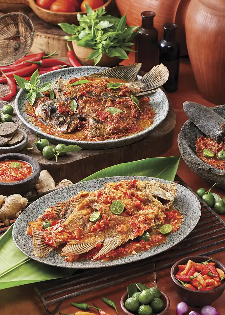Gurame Bakar Cobek & Pecak Gurame - AMANAIA