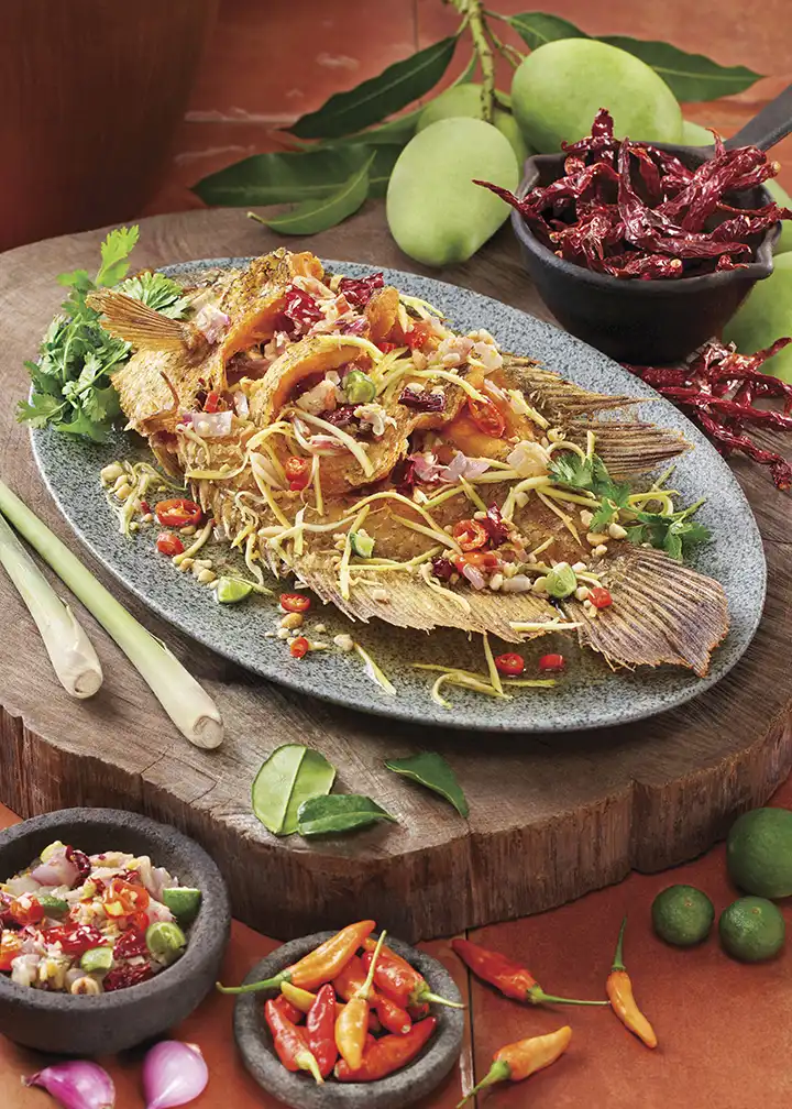 Gurame Goreng Mangga Rempah - AMANAIA