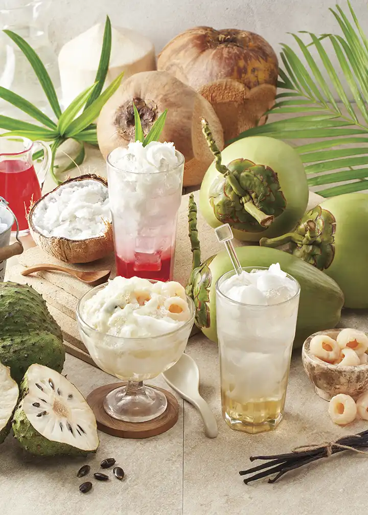 KELAPA UTUH, ES KOPYOR, ES KELAPA & ES KELAPA SIRSAK JELLY - AMANAIA