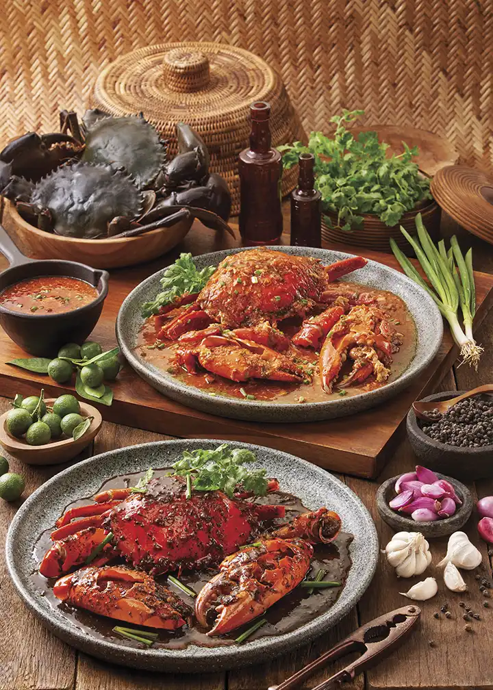 Kepiting Saos Pedas & Kepiting Lada Hitam